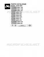 * CATALOG PREFACE * pour Yamaha YZ 2001