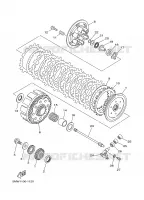 EMBRAYAGE DE DEMARREUR pour Yamaha YZ 2001