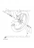 ROUE AVANT pour Yamaha YZ 2001