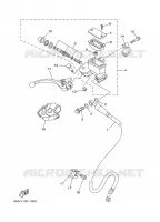 MAITRE CYLINDRE AVANT pour Yamaha YZ 2001