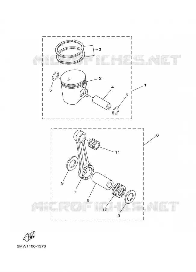 PIÈCES OPTIONNELLES 1 Yamaha MOTO 250 2003 YZ  YZ250R