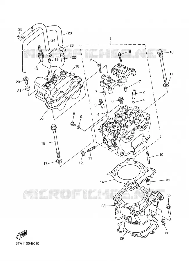 CYLINDRE Yamaha MOTO 450 2003 YZF  YZ450F