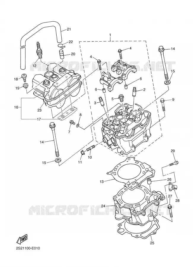 CYLINDRE Yamaha MOTO 450 2006 YZF  YZ450F