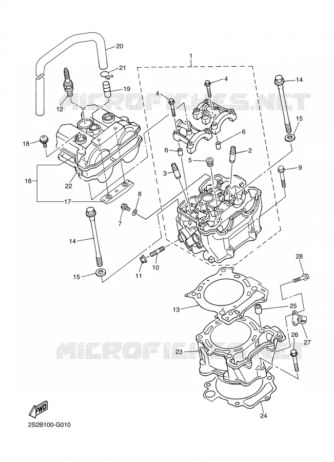 CYLINDRE Yamaha MOTO 450 2009 YZF  YZ450F