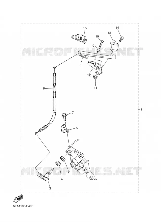 PIÈCES OPTIONNELLES Yamaha MOTO 450 2003 YZF  YZ450FR