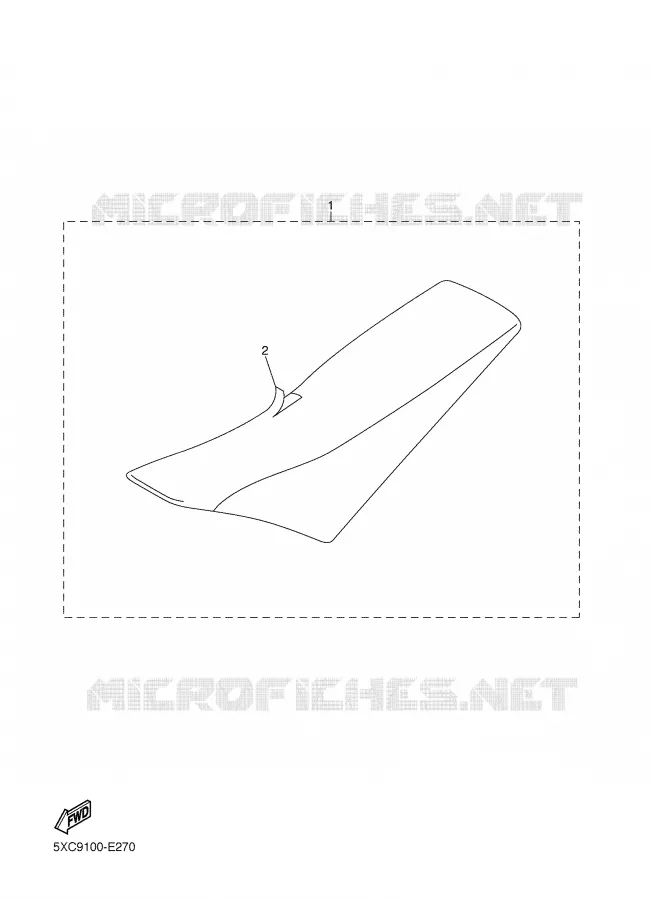SELLE Yamaha MOTO 450 2006 YZF  YZ450FV