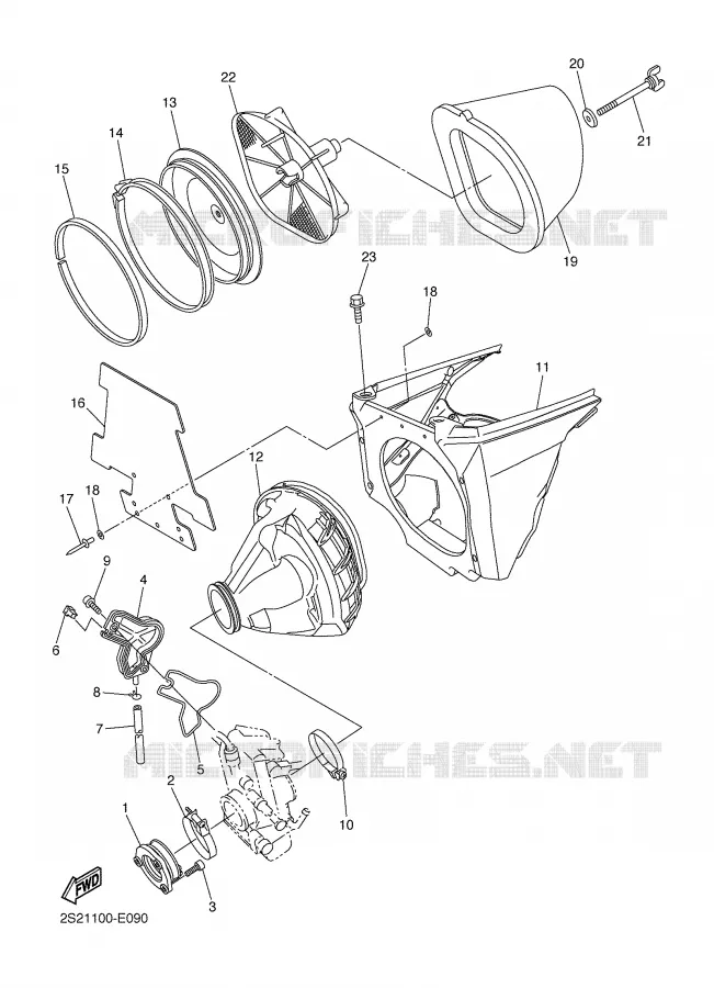 ADMISSION Yamaha MOTO 450 2006 YZF  YZ450FV