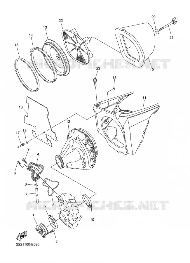 ADMISSION Yamaha MOTO 450 2007 YZF  YZ450FW