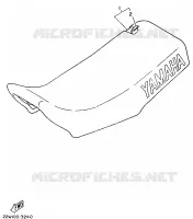 SELLE pour Yamaha YZ 1987