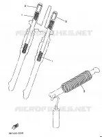 PIÈCES OPTIONNELLES   PARTIE CYCLE pour Yamaha YZ 1987