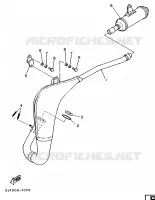 ECHAPPEMENT pour Yamaha YZ 1987