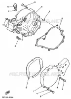 CARTER   MOTEUR 1 pour Yamaha YZ 1987