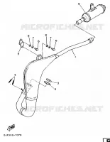 ECHAPPEMENT pour Yamaha YZ 1988
