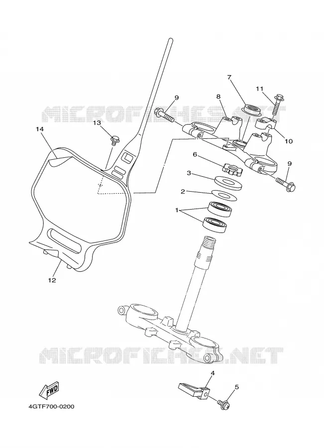DIRECTION Yamaha MOTO 80 2000 YZ  YZ80