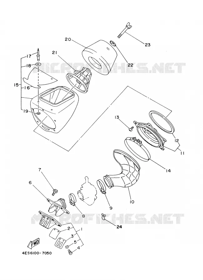 ADMISSION Yamaha MOTO 80 2001 YZ  YZ80