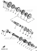 TRANSMISSION pour Yamaha YZ 1998