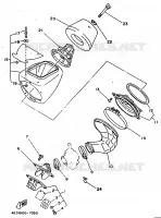 ADMISSION pour Yamaha YZ 1998