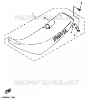 SELLE pour Yamaha YZ 1998