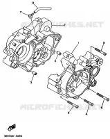 CARTER MOTEUR pour Yamaha YZ 1998