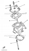 CYLINDRE pour Yamaha YZ 1990
