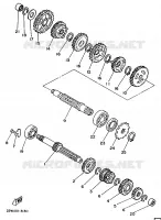 TRANSMISSION pour Yamaha YZ 1990