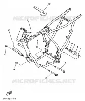 CADRE pour Yamaha YZ 1990