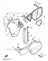 COUVERCLE LATERAL pour Yamaha YZ 1990