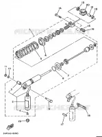 AMORTISSEUR ARRIERE pour Yamaha YZ 1990