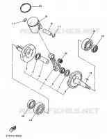 VILEBREQUIN / PISTON pour Yamaha YZ 1990