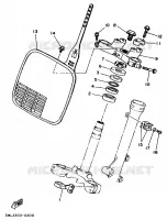 DIRECTION pour Yamaha YZ 1990