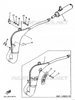 ECHAPPEMENT pour Yamaha YZ 1990