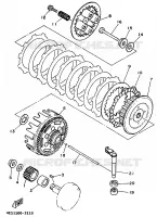 EMBRAYAGE DE DEMARREUR pour Yamaha YZ BIG WHEELS 1994