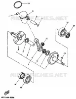 VILEBREQUIN / PISTON pour Yamaha YZ BIG WHEELS 1995