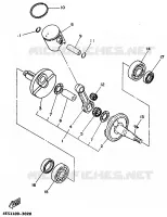 VILEBREQUIN / PISTON pour Yamaha YZ BIG WHEELS 1997