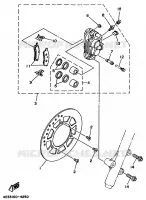 ETRIER DE FREIN AVANT pour Yamaha YZ BIG WHEELS 1997
