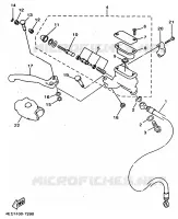MAITRE CYLINDRE AVANT pour Yamaha YZ BIG WHEELS 1997