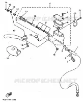 MAITRE CYLINDRE AVANT pour Yamaha YZ BIG WHEELS 1997
