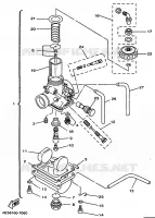 CARBURATEUR pour Yamaha YZ BIG WHEELS 1997