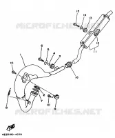 ECHAPPEMENT pour Yamaha YZ BIG WHEELS 1997