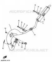 ECHAPPEMENT pour Yamaha YZ BIG WHEELS 1997