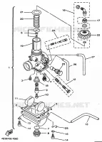 CARBURATEUR pour Yamaha YZ BIG WHEELS 1997