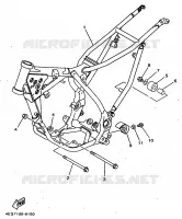 CADRE pour Yamaha YZ BIG WHEELS 1998