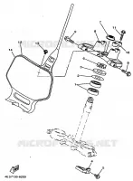 DIRECTION pour Yamaha YZ BIG WHEELS 1998