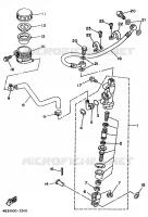 MAITRE CYLINDRE DE FREIN ARRIERE pour Yamaha YZ BIG WHEELS 1998