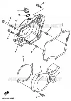 CARTER   MOTEUR 1 pour Yamaha YZ BIG WHEELS 1998