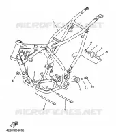 CADRE pour Yamaha YZ BIG WHEELS 1999