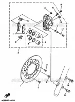 ETRIER DE FREIN AVANT pour Yamaha YZ BIG WHEELS 1999