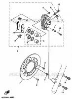ETRIER DE FREIN AVANT pour Yamaha YZ BIG WHEELS 1999