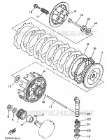 EMBRAYAGE DE DEMARREUR pour Yamaha YZ 1989