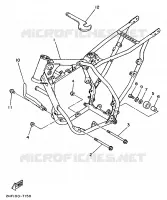CADRE pour Yamaha YZ 1989